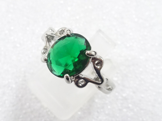 COLORED STONE FASHION RING / JP SIZE 21